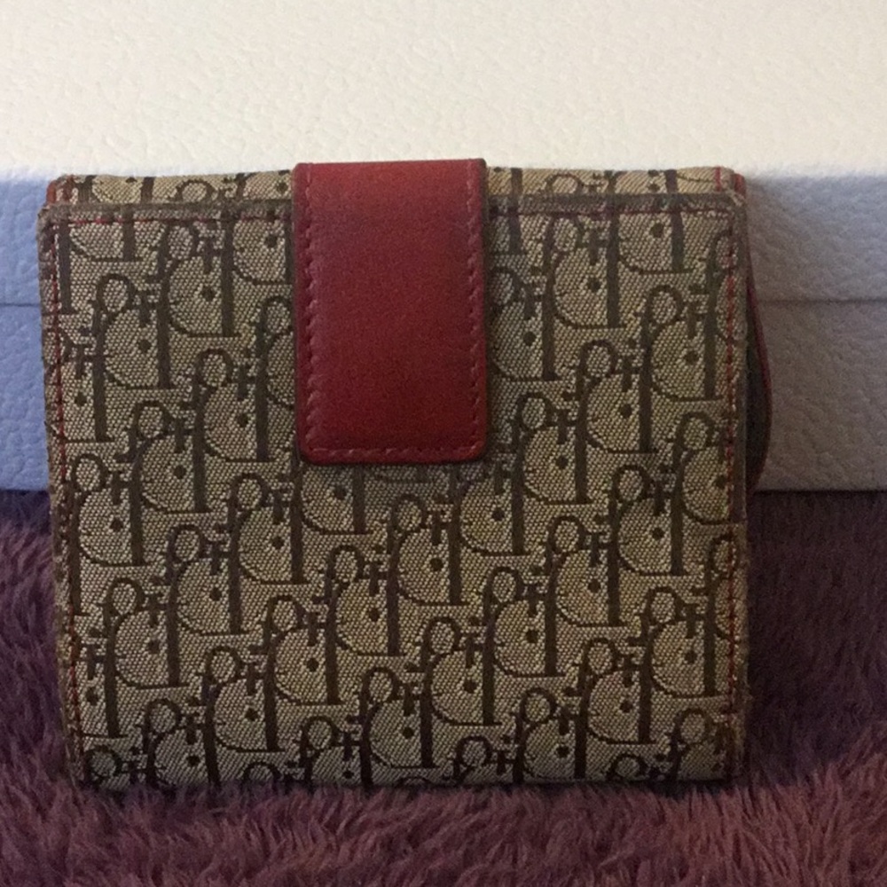 Vintage Authentic Dior Traitor Roster Saddle Flap  Jacquard Bifold Wallet - Picture 4 of 16